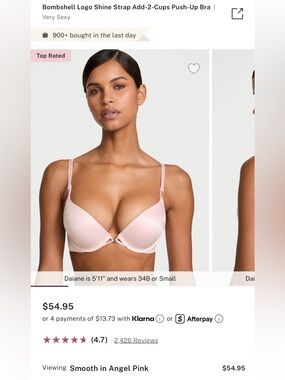 Victoria Secret Bombshell Push-Up Bra